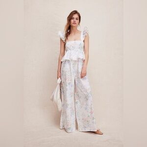 Selkie Free People The Mrs Darcy Weekender Jumpsuit